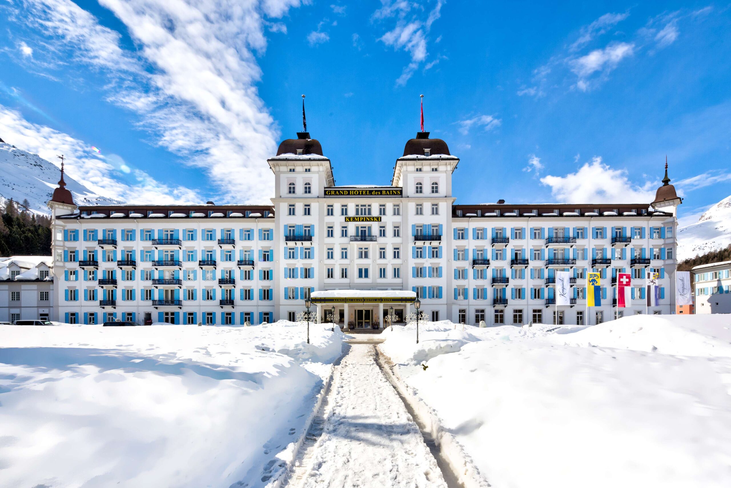 Grand Hotel des Bains Kempiski St Moritz - Location Luxury St Moritz - The Unique Show