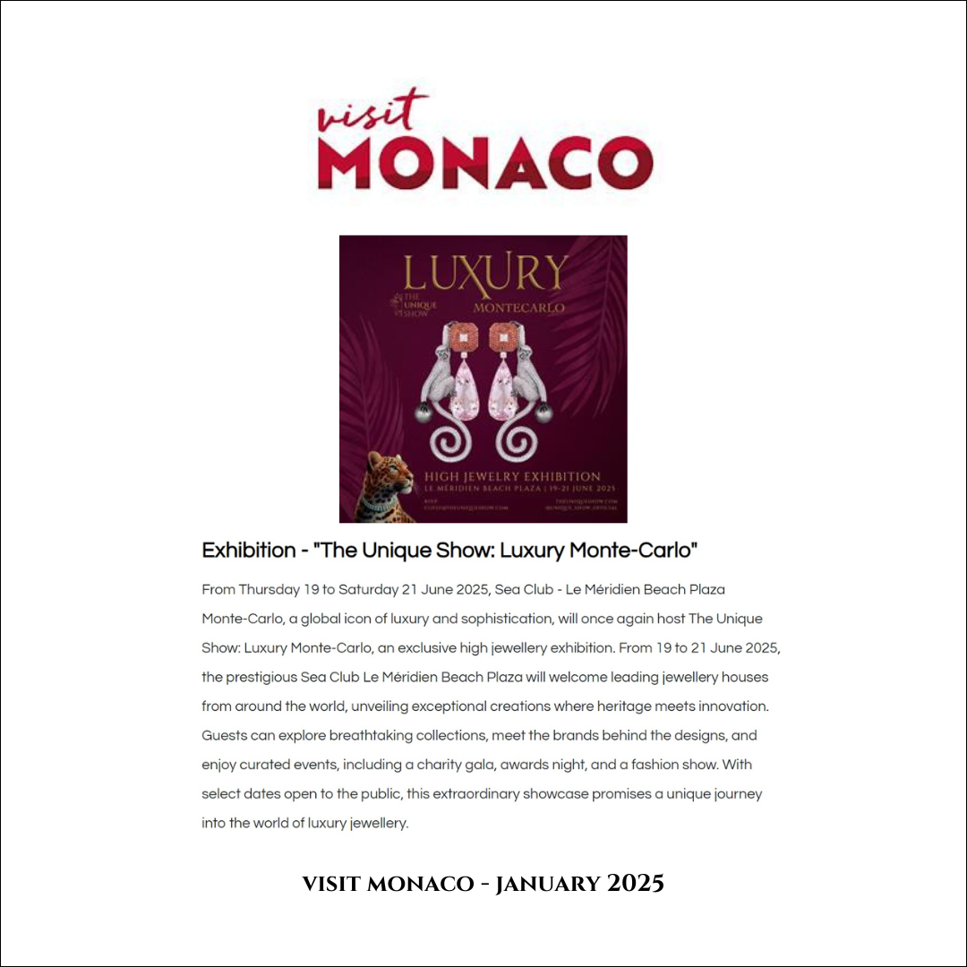 visit monaco Luxury Monte-Carlo The Unique Show - High Jewelry